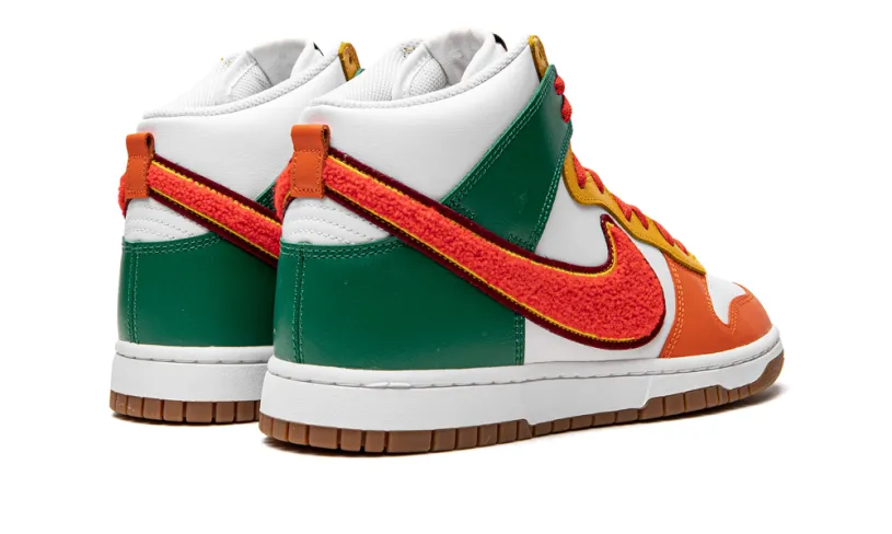 Nike Dunk Dunk Hi Retro University 'Habanero Red'